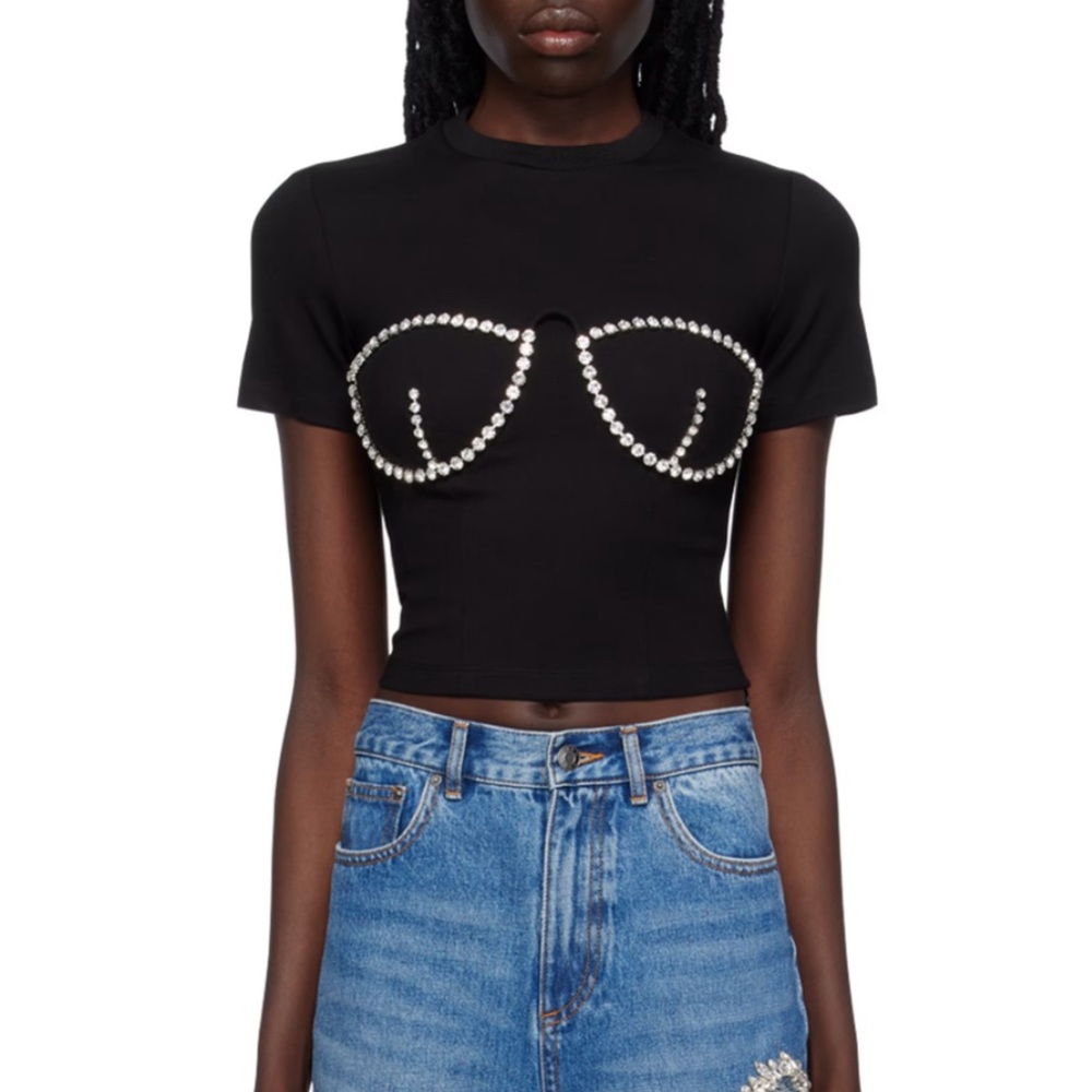 Area bustier-style tshirt